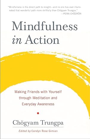 mindfulness in action making friends with yourself through meditation and everyday awareness  chogyam