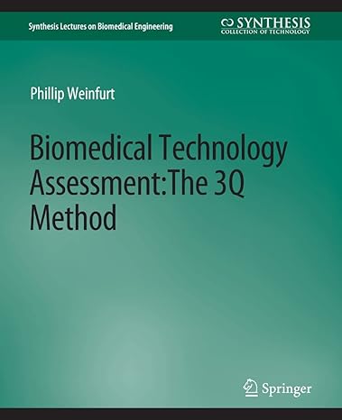biomedical technology assessment the 3q method 1st edition phillip weinfurt 3031005139, 978-3031005138