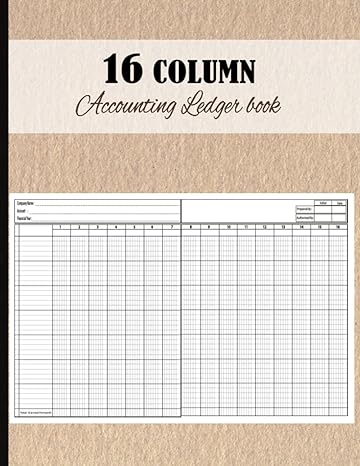 16 column accounting ledger book 1st edition anni ledger press b0byrjm9cc