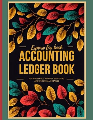 Expense Log Book Accounting Ledger Book