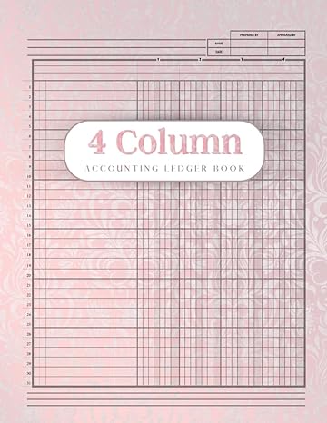 4 column accounting ledger book 1st edition marlies virgen. c b0cm1jnh6c