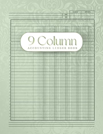 9 column accounting ledger book 1st edition marlies virgen. c b0cn4xml8b