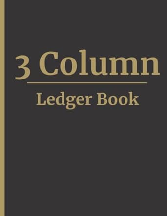 3 Column Ledger Book