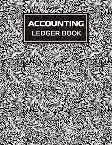 accounting ledger book 1st edition svr accounting 979-8636197492