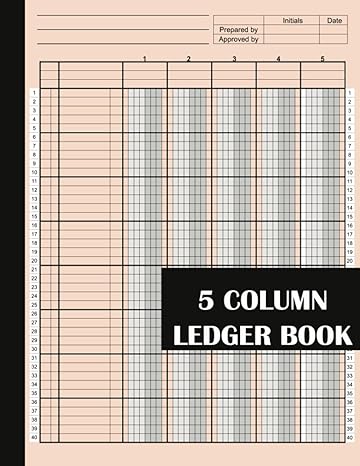 5 column ledger book 1st edition lb publishing b0c9s5r4tr