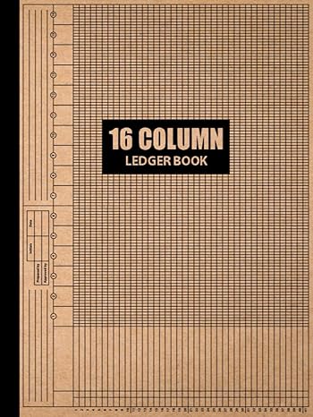 16 column ledger book 1st edition jdidou publishing b0cdnfhcpg