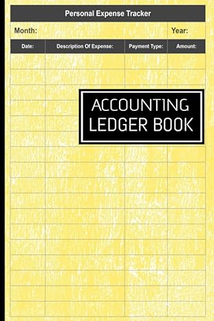 accounting ledger book 1st edition marco parker b0bw2y4ckw