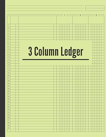 3 column ledger 1st edition benjadi publishing 979-8487325976