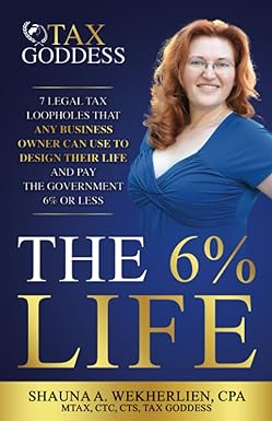 the 6%  life 7 legal  tax  loopholes that any business owner can use to design their life and pay the
