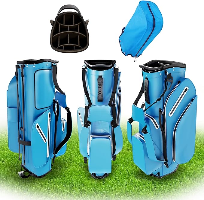 ak system 14 way divider golf carry bag with straps portable golf travel bag  ?ak system b0bxplm4px
