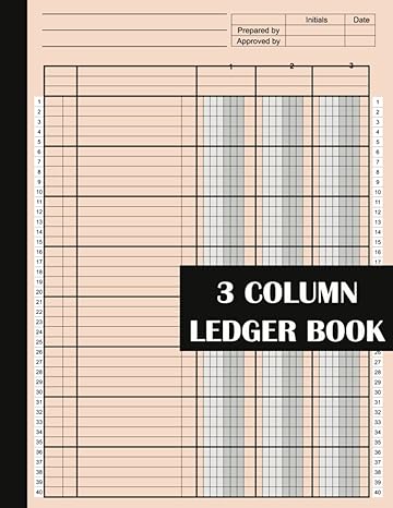 3 column ledger book 1st edition lb publishing b0c1jbjfcc