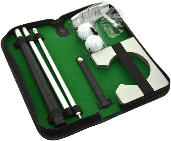 number-one neon executive gift portable golf putter set kit with ball hole cup  ‎number-one b011u9tei8