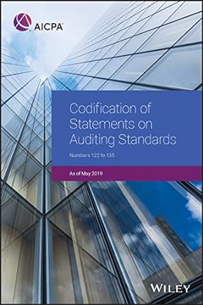 codification of statements on auditing standards numbers 122 to 135 1st edition aicpa 1948306581,
