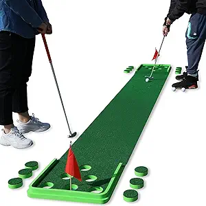 sprawl golf pong game set putting mat indoor and outdoor practice training aid  ‎sprawl b08rrw314s