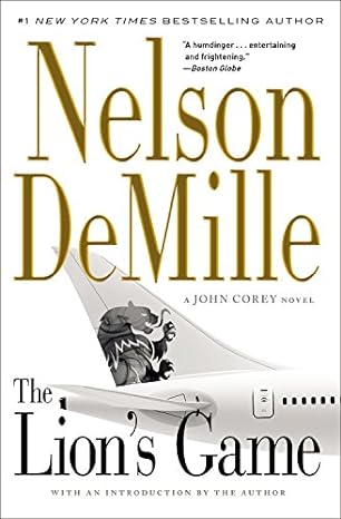 the lions game  nelson demille 1455581828, 978-1455581825