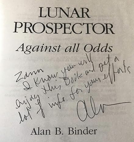 lunar prospector against all odds 1st edition alan b. binder 1928771319, 978-1928771319