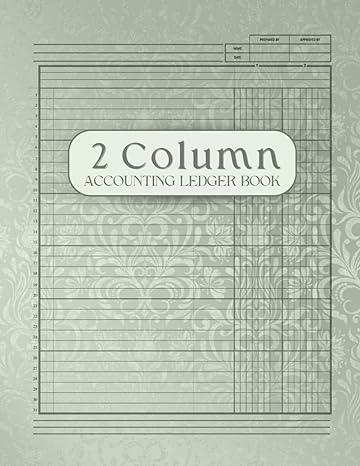 2 column accounting ledger book 1st edition marlies virgen. c b0cmphd3lj