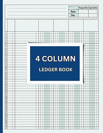 4 column ledger book 1st edition zephyros publishing b0ch2b9r56