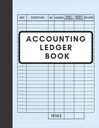 accounting ledger book 1st edition dendol books 979-8630124012