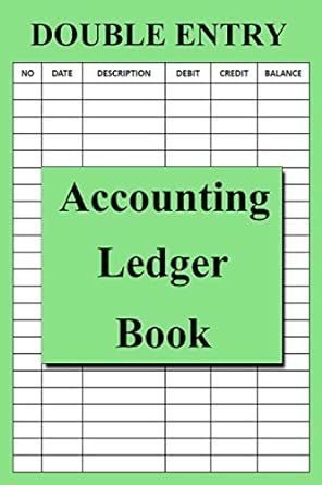 double entry accounting ledger book 1st edition david pantaleone 979-8695328738