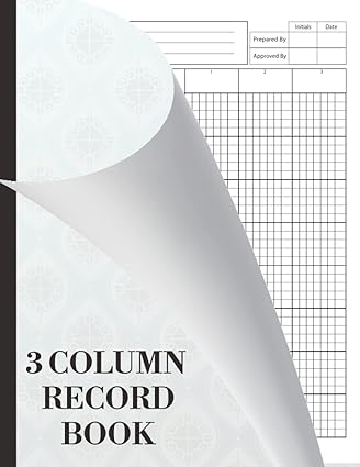 3 column record book  book edition b0brprqthg