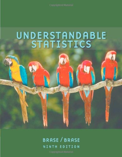 understandable statistics 9th edition charles henry brase , corrinne pellillo brase 0618949925, 9780618949922