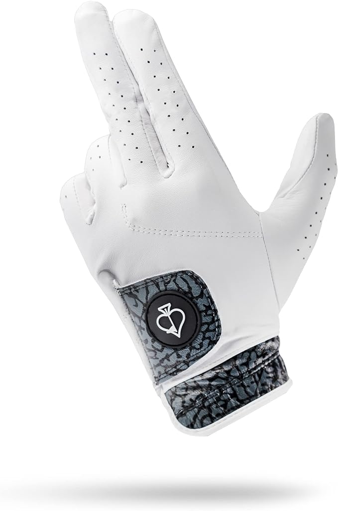 pins and aces elephant print golf glove design premium aaa cabretta leather long lasting durable  ‎pins &