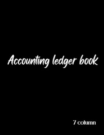 accounting ledger book 7 column 1st edition mendy sass b0c1j1wmjd