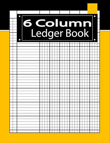 6 column ledger book  column ledger b0c6c39w5d