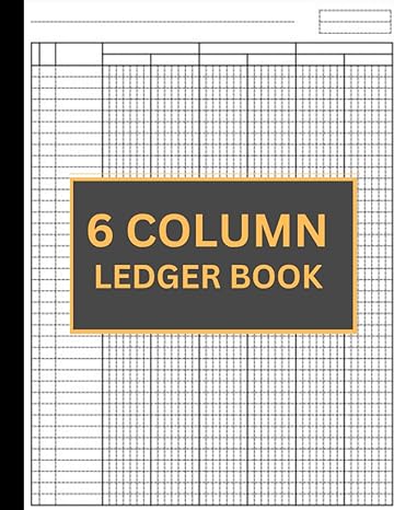 6 column ledger book  badr bouinid b0cccsd8sf