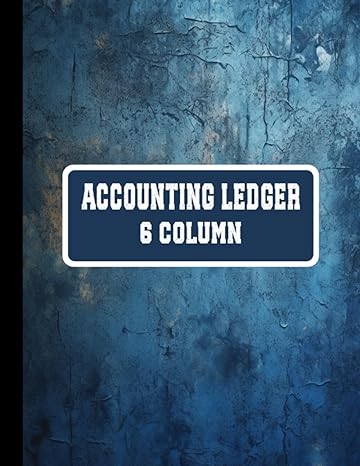 accounting ledger book 6 column 1st edition robinle b0cjhjjkg9