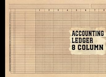 accounting ledger 8 column 1st edition robinle b0cjhp58lm