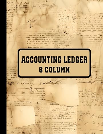 accounting ledger 6 column 1st edition robinle b0cjl3hmqs