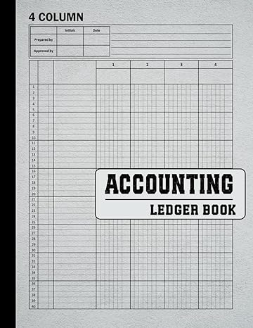 accounting ledger book 4 column 1st edition robinle b0ck3h517t