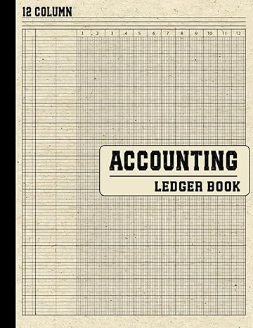 accounting ledger book 12 column 1st edition robinle b0ck3k99lq
