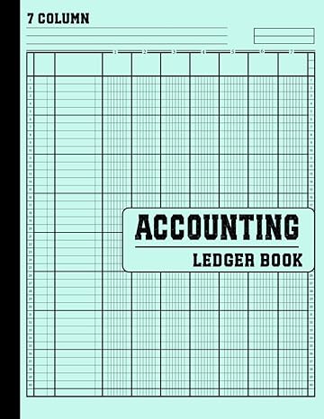 accounting ledger book 7 column 1st edition robinle b0ck3m5fc8