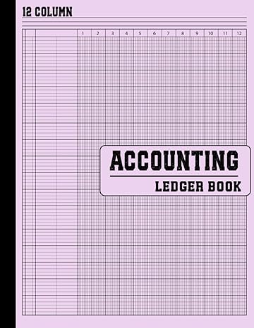 accounting ledger book 12 column 1st edition robinle b0ck3mxxvp