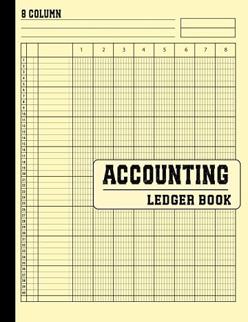 accounting ledger book 8 column 1st edition robinle b0ck45sfnp