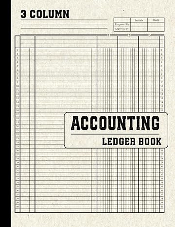 accounting ledger book 3 column 1st edition robinle b0ckbl9nhq