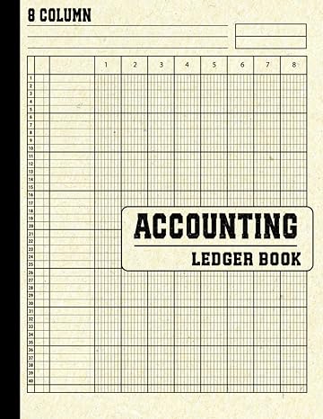accounting ledger book 8 column 1st edition robinle b0ckkwpp22
