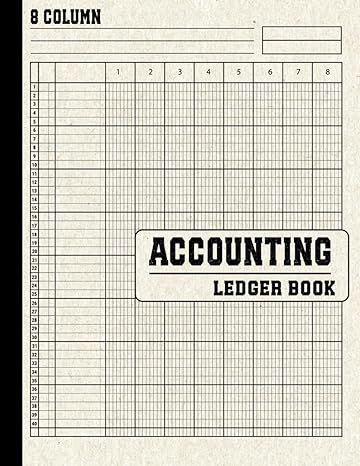 accounting ledger book 8 column 1st edition robinle b0ckkxqxb8