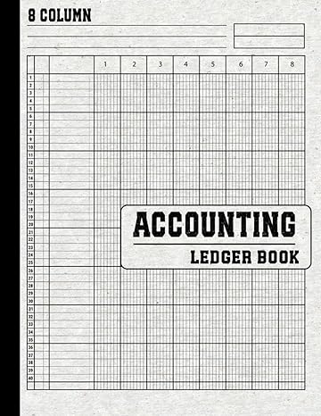 accounting ledger book 8 column 1st edition robinle b0ckl1p1jb