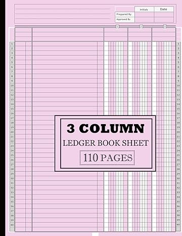 3 column ledger book sheet  norris kelley b0clngr5rm
