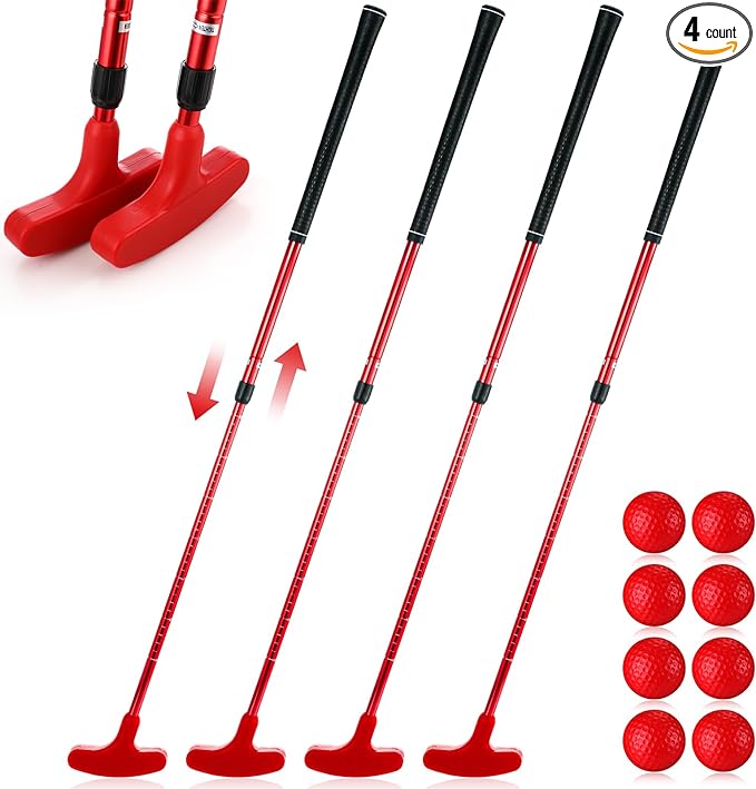 leyndo 4 pcs golf clubs with 8 pcs pu golf ball adjustable aluminum alloy golf putter  ?leyndo b0cgm24nsv