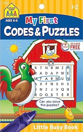 my first codes and puzzles  school zone ,joan hoffman ,ph.d. shannon m. mullally 1601593112, 978-1601593115