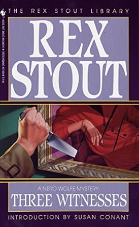 three witnesses a nero wolfe mystery introduction by susan conant  rex stout 0553249592, 978-0553249590