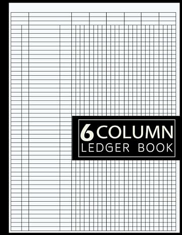 6 column ledger book 1st edition column pad b0clrgs4m7