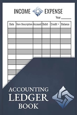 Income Expense Accounting Ledger Book