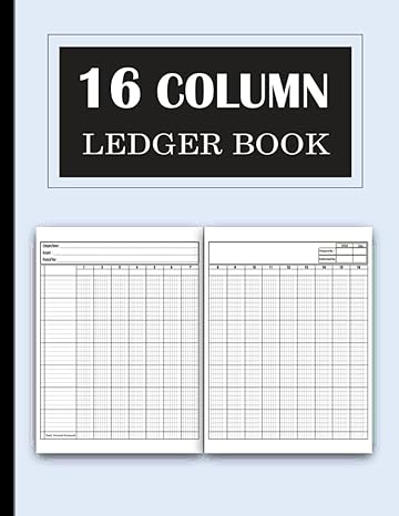 16 column ledger book 1st edition adil smith publisher b0byrg7f1h