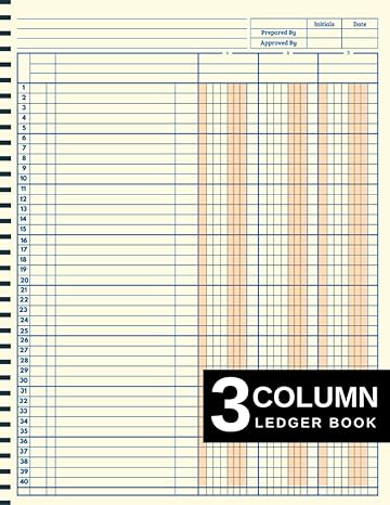 3 column ledger book 1st edition lf columnar pads b0c9s88p3k